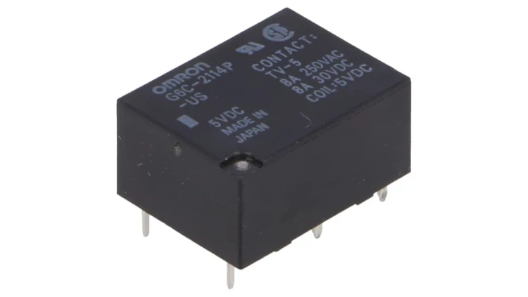 G6C-2114P-US-5DC Przekaźnik: elektromagnetyczny SPST-NO + SPST-NC Ucewki: 5VDC