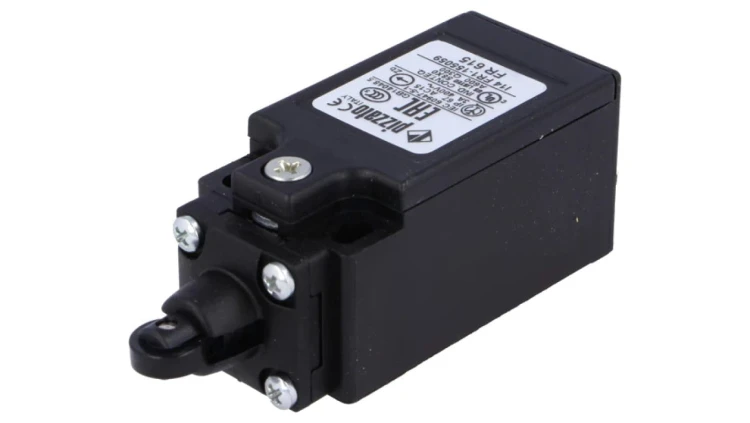 FR615 Wyłącznik krańcowy rolka polimerowa Ø11mm NO + NC 10A PG13,5