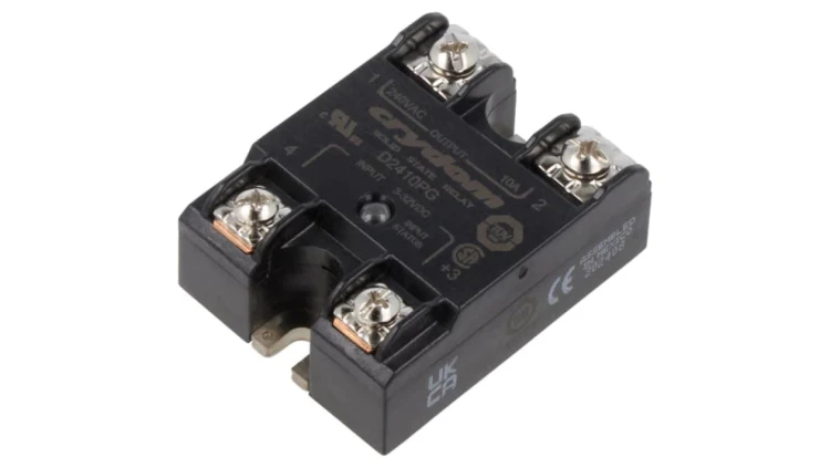 D2410PG Przekaźnik półprzewodnikowy Uster: 3...32VDC 10A 24...280VAC IP00