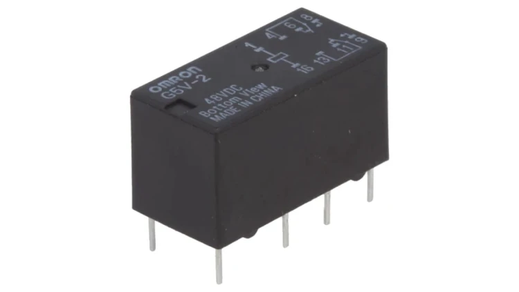 G5V2-48 Przekaźnik: elektromagnetyczny DPDT Ucewki: 48VDC 0,5A/125VAC