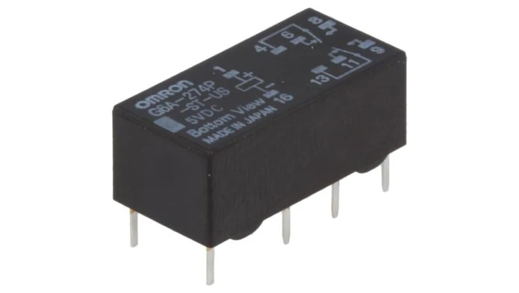 G6A-274PST-US5 Przekaźnik: elektromagnetyczny DPDT Ucewki: 5VDC 0,5A/125VAC