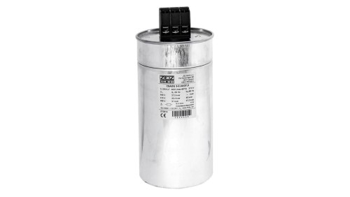 Kondensator 37,5kvar 440V Cn=3x205,52µF In=3x49,26A O145x296mm
