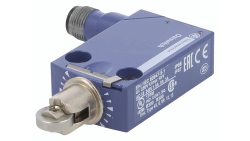 XCKM102H29 Wyłącznik krańcowy rolka metalowa Ø12mm NO + NC 10A M20 IP66