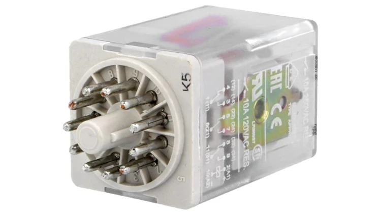 R15-3P-220DC-WTLD Przekaźnik: elektromagnetyczny 3PDT Ucewki: 220VDC max.250VAC