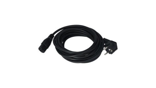 Kabel zasilający OMY do serwera z wtyczką IEC C15 10A czarny 5m