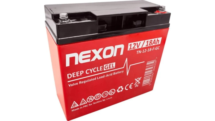 Akumulator żelowy bezobsługowy do UPS, sprzętu medycznego, fotowoltaiki Nexon 12V 100Ah