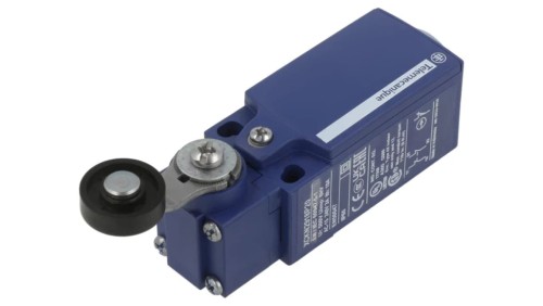 XCKN2918P20 Wyłącznik krańcowy dźwignia R 35,5mm, rolka z tworzywa Ø19mm