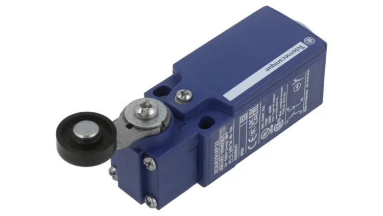 XCKN2918P20 Wyłącznik krańcowy dźwignia R 35,5mm, rolka z tworzywa Ø19mm