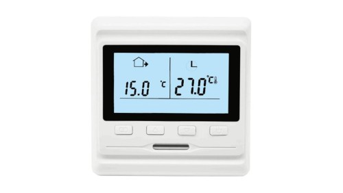 Termostat podłogowy regulator temperatury przewodowy z wyświetlaczem LCD IP20 HW500 GRAND MEYER