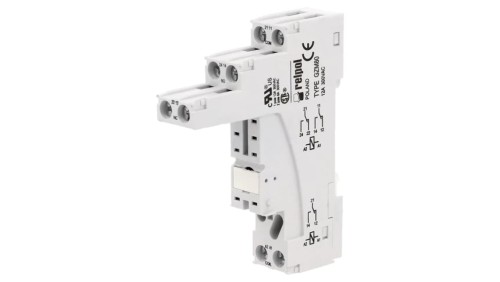 GZM80 Podstawka PIN: 8 12A 300VAC na panel,na szynę DIN -40...70C