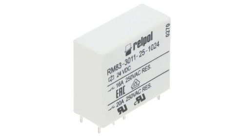RM83-3011-25-1024 Przekaźnik: elektromagnetyczny SPDT Ucewki: 24VDC 16A RM83