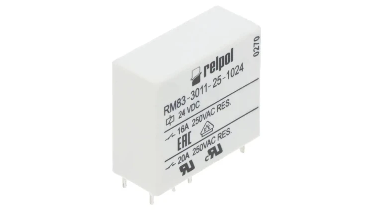 RM83-3011-25-1024 Przekaźnik: elektromagnetyczny SPDT Ucewki: 24VDC 16A RM83