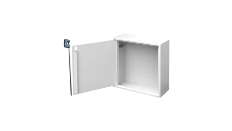 Szafka teletechniczna Rack 3U wzmocniona GM-50/50/20 Rack3 kłódka z prętem
