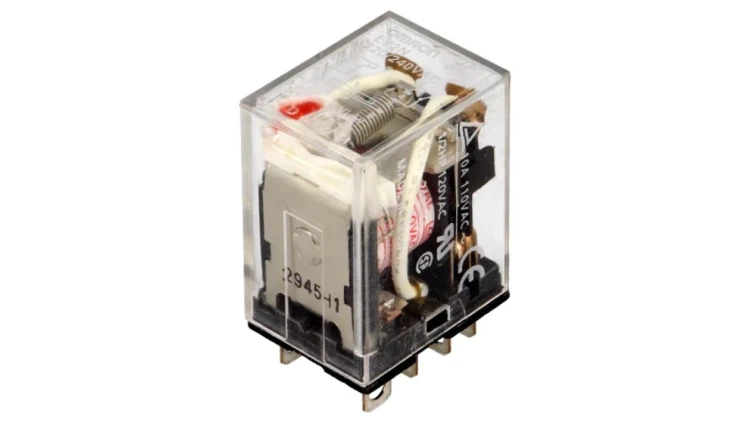 LY2-N-220/240AC Przekaźnik: elektromagnetyczny DPDT Ucewki: 230VAC 10A/110VAC