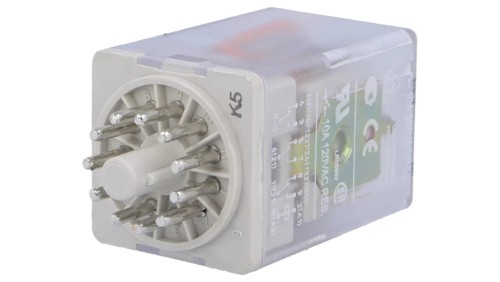R15-3P-12VDC Przekaźnik: elektromagnetyczny 3PDT Ucewki: 12VDC 10A/250VAC