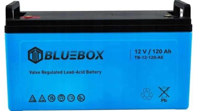 Akumulator żelowy bezobsługowy Bluebox 12V 120Ah
