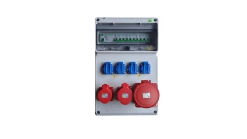 Rozdzielnica elektryczna CEE 63A 32A 16A 4x230V FI