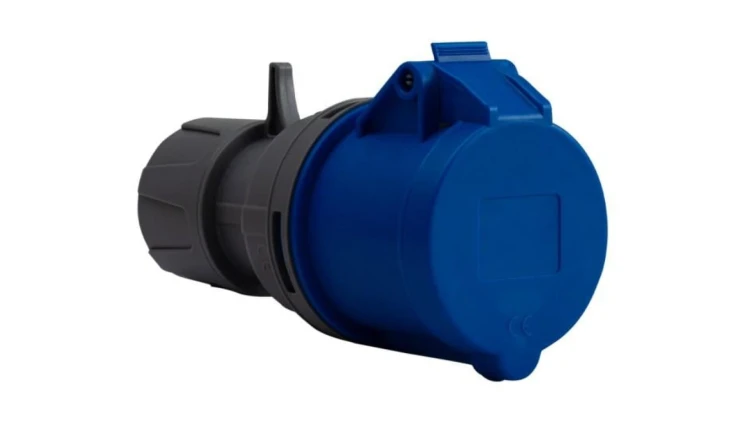Gniazdo przemysłowe - przenośne 32A 3p 200V-250V /FE/ IP44