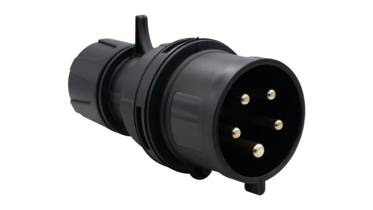 Wtyczka siłowa 32A 5p 380V-415V /FE/ IP44 czarna