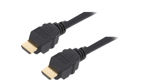 AK-330124-050-S Kabel HDMI 2.1 HDMI wtyk z obu stron 5m czarny