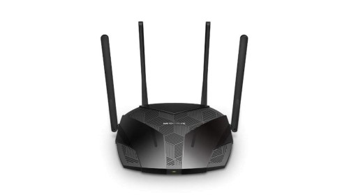 Router WiFi AX3000 Dual Band, 4x RJ45 1000Mb/s Mercusys MR80X