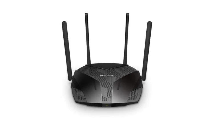 Router WiFi AX3000 Dual Band, 4x RJ45 1000Mb/s Mercusys MR80X