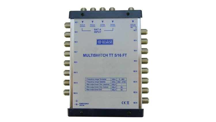 Multiswitch Telmor-Telmor TT 5/16 FT końcowy z zasilaczem