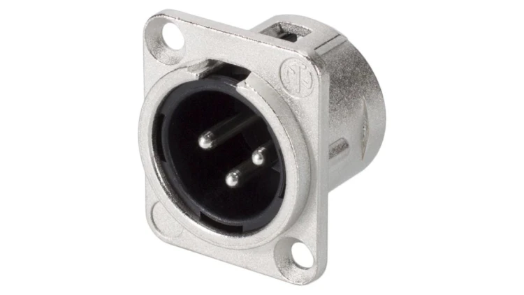 NEUTRIK Gniazdo tablicowe XLR(m) 3pin