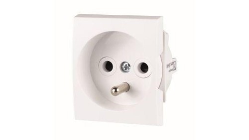 Gniazdo wtyczkowe 45x45mm z bolcem ECMEDIA-FR 001100163