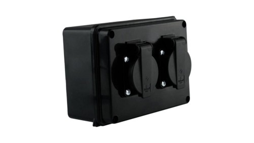 Puszka hermetyczna z gniazdami 230V Schuko IP54 6.82105 Marlanvil 2406