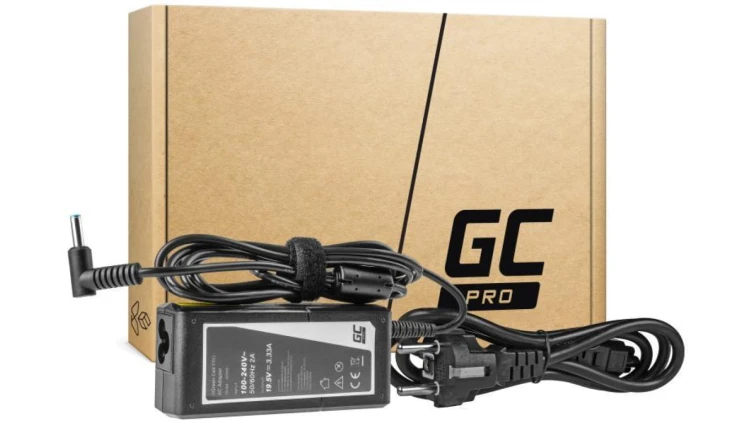 ZASILACZ ŁADOWARKA DO LAPTOPA HP Green Cell PRO AD49P 19,5V 3,33A 65W 4,5mm/3,0mm