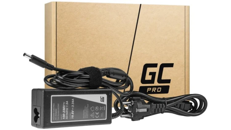 ZASILACZ ŁADOWARKA DO LAPTOPA DELL Green Cell PRO AD75AP 19,5V 3,34A 65W 4,5mm/3,0mm