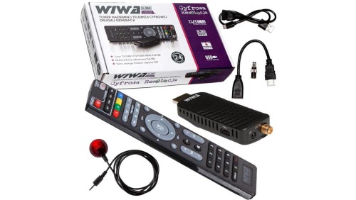 Tuner DVB-T/T2 WIWA H.265 MINI