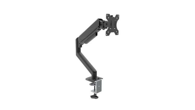 Uchwyt biurkowy do monitora AK-MB-05 regulowane ramię gazowe 10kg VESA 75x75mm / 100x100mm 15-32
