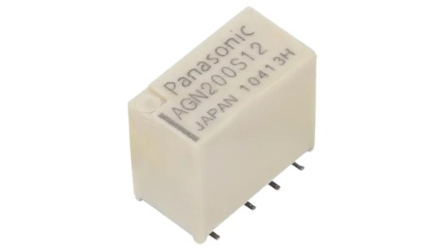 AGN200S12 Przekaźnik elektromagnetyczny DPDT Ucewki 12VDC 1A 1A/30VDC