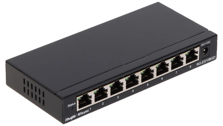 Switch Ruijie/Reyee RG-ES108GD 8xGE Gigabit Ethernet