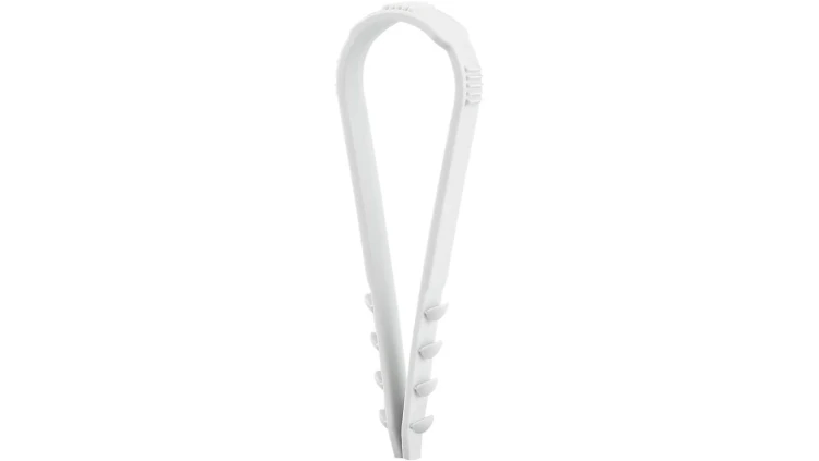 Obejma zaciskowa CMS 8-28mm 100 sztuk fi:6mm bezhalogenowy szary F-TRONIC