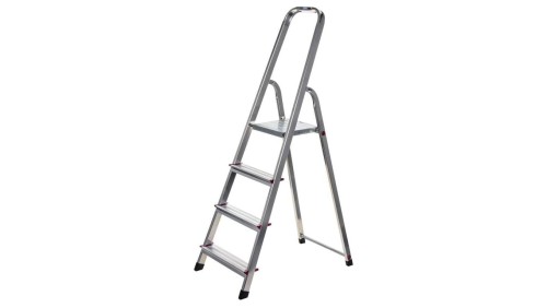 CORDA Drabina domowa aluminiowa 4 stopnie 000705 KRAUSE