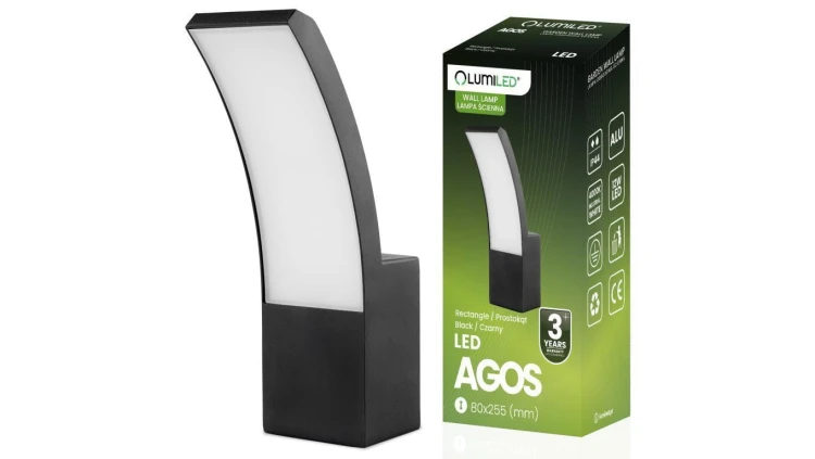 Kinkiet Elewacyjny Zewnętrzny LED 12W 4000K AGOS LUMILED