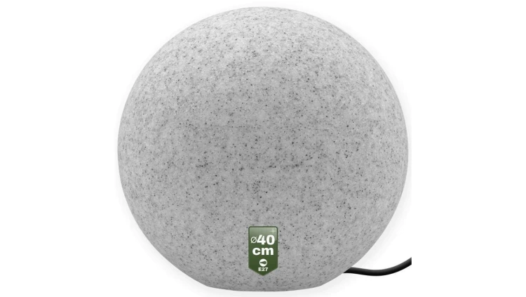 KAMIENNA KULA Ogrodowa Zewnętrzna LED LUMIKULA 40cm E27 IP65 LUMILED