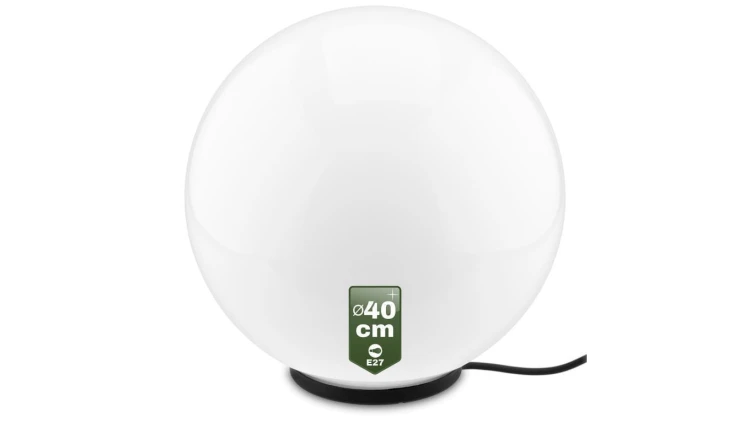 Oprawa Ogrodowa Zewnętrzna KULA LED 40CM E27 IP65 LUMIKULA2 LUMILED