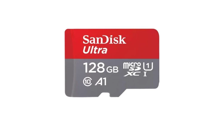 SANDISK ULTRA microSDXC 128GB 140MB/s + SD ADAPTER