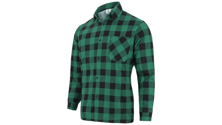 Koszula robocza BHP flanelowa ZIELONA Rozmiar 2XL