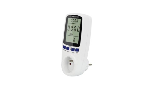 Watomierz cyfrowy LCD gniazdkowy licznik zużycia energii elektrycznej ORBIT ELA103