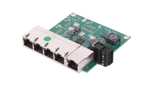 SW-105 Switch Ethernet, (niezarządzalny), liczba portów: 5, 5÷30V DC, RJ45