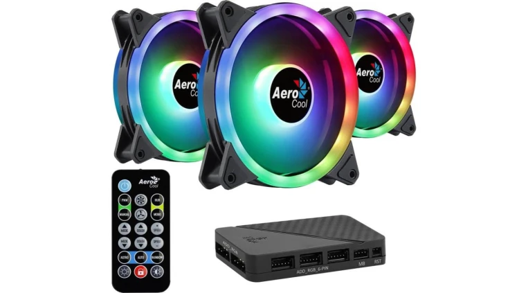 WENTYLATOR AEROCOOL PGS DUO 12 PRO ARGB (3x120)