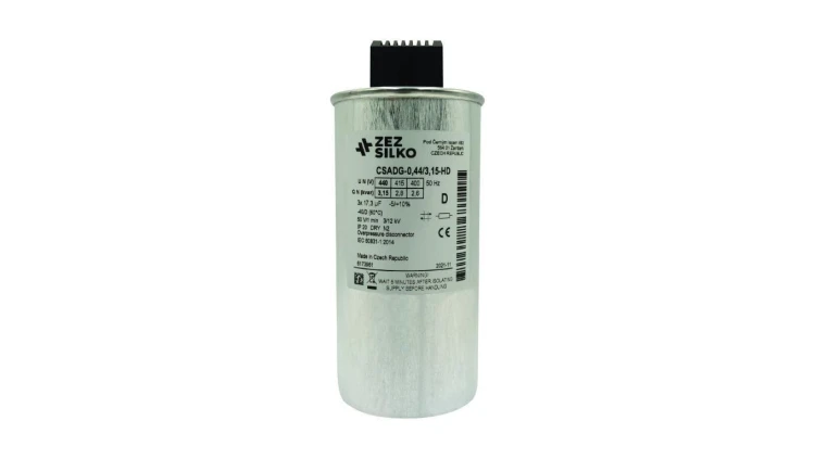 Kondensator 3,15kvar 440V Cn=3x17,3µF In=3x4,1A