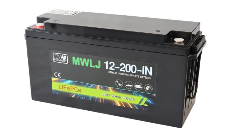 MWLJ 12-200-IN: akumulator LiFePO4 12.8V/200Ah IN / LiFePO4 battery 12.8V/200Ah IN - (483x170x240mm)