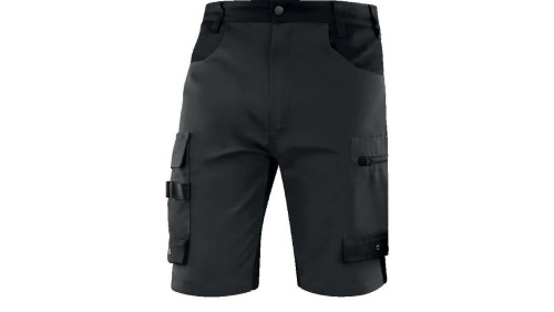 Bermudy Mach 5 z bawełny i poliestru, kolor Szaro-czarny, rozmiar: 4XL, M5BE3STRGN4X