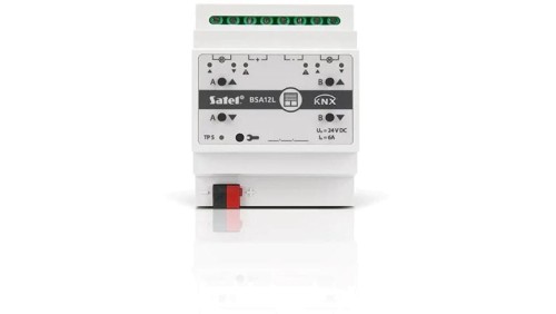 SATEL KNX 2-kanałowy aktor żaluzjowy 24V DC KNX-BSA12L
